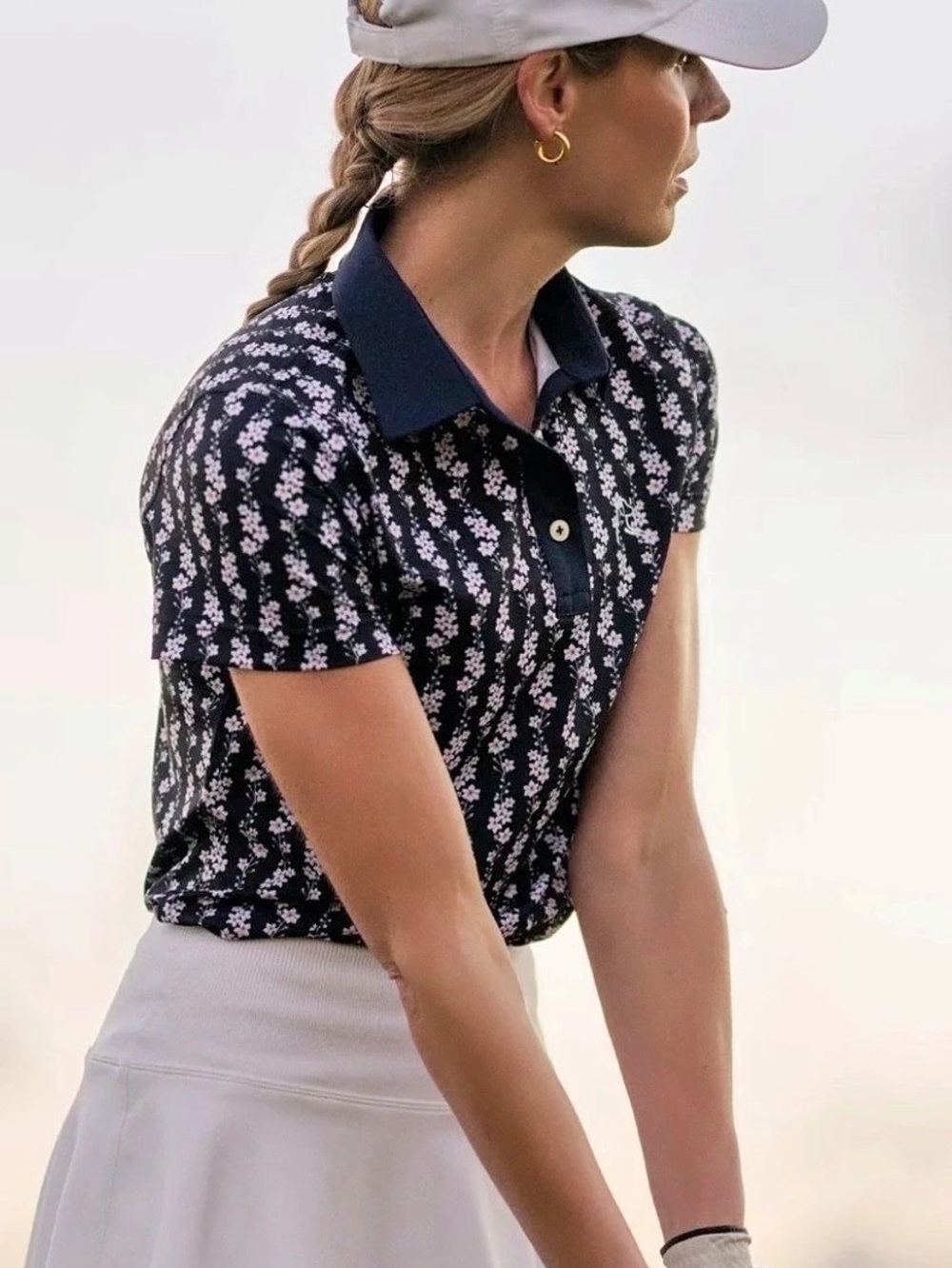 Rhoback Blossom Bloom Performance Golf Polo